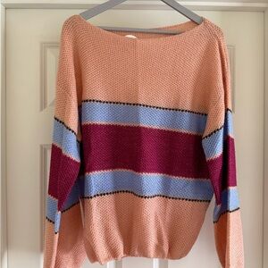 Colorful Striped Women's Sweater